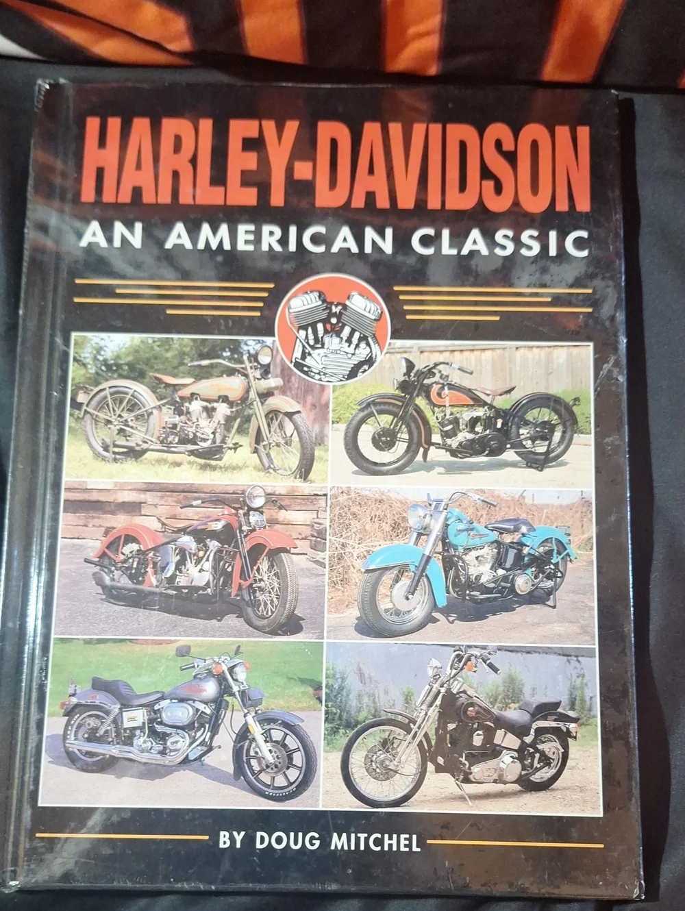 NWT Harley-Davidson Coffee Table Book — Black & Orange Cover